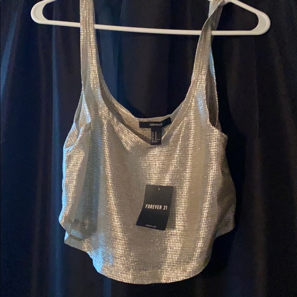 NWT Forever 21 Shimmery Tank Top